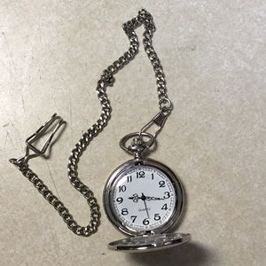 Pocket watch with chain great shape